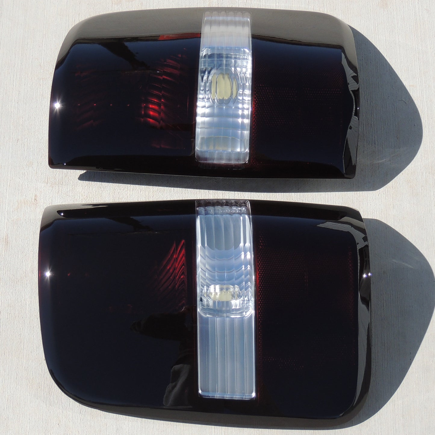2004-2008 F150 Smoked Tail Lights (Reverse Clear)