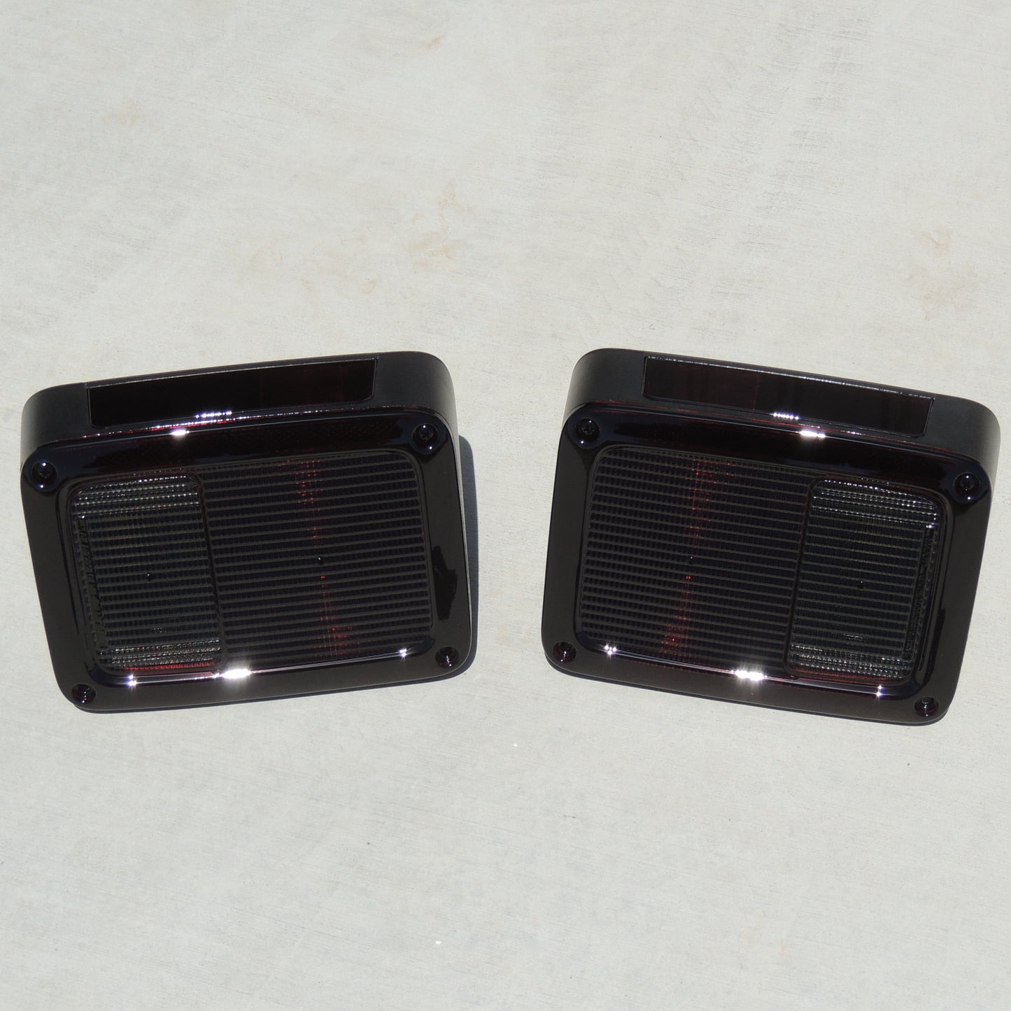 2007-2018 Jeep Wrangler JK Smoked Tail Lights