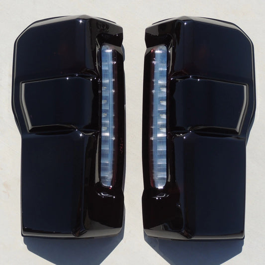 2023-2025 Ford F250 F350 Smoked Tail Lights HALOGEN W/BLIS