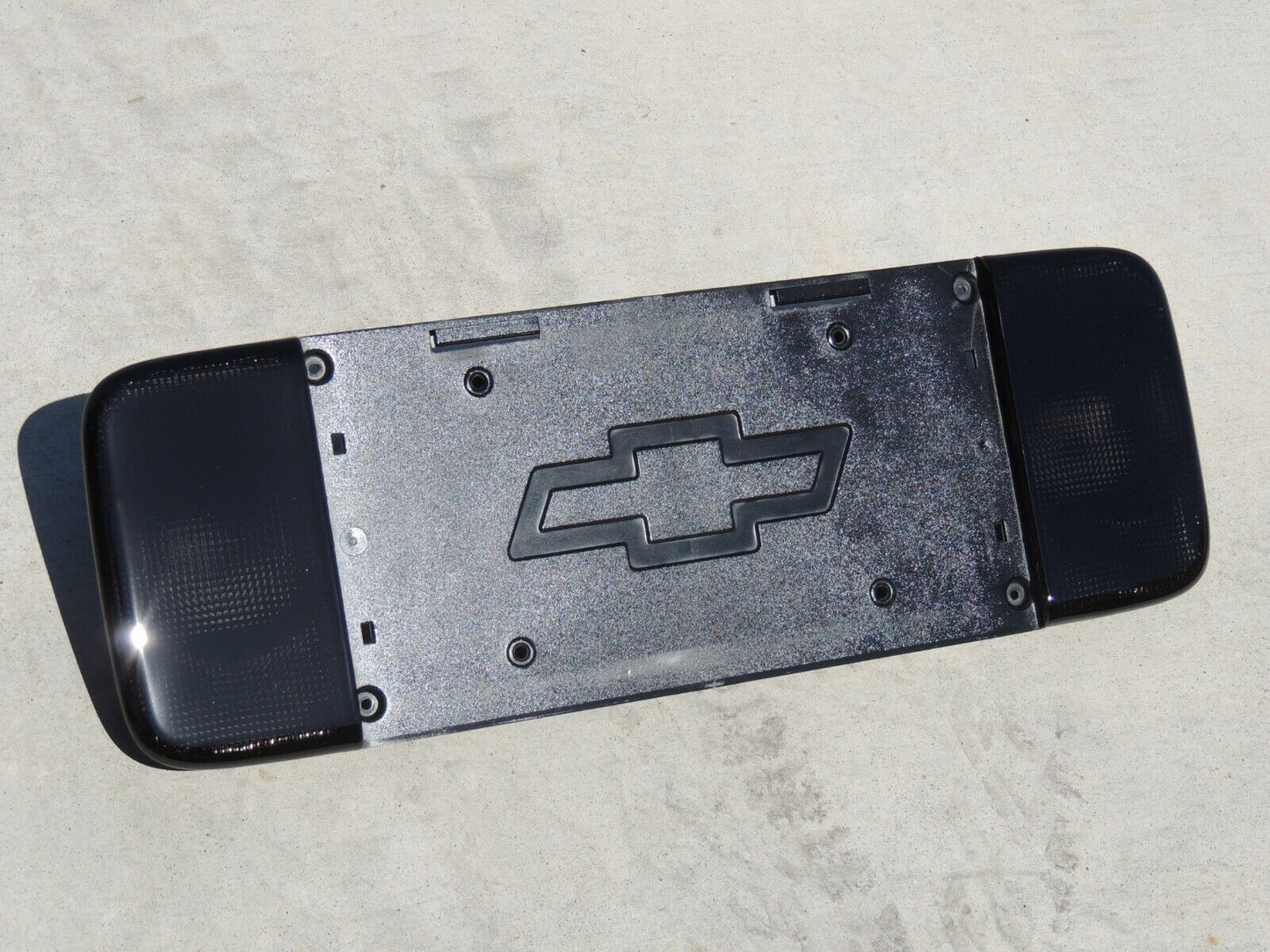 1997-2004 Chevy Corvette C5 Smoked Reverse Lights License Plate Bracket