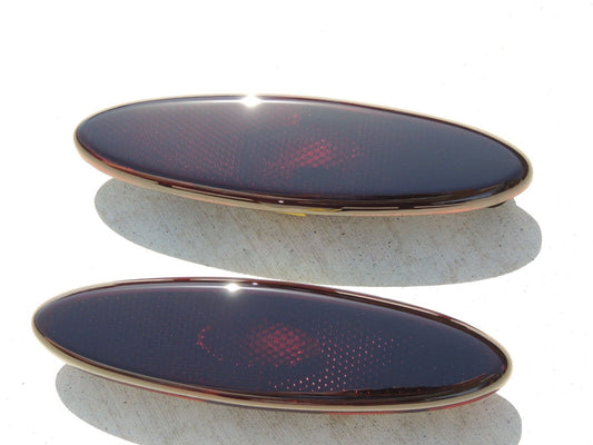 1997-2004 Chevy Corvette C5 Smoked Rear Bumper Markers