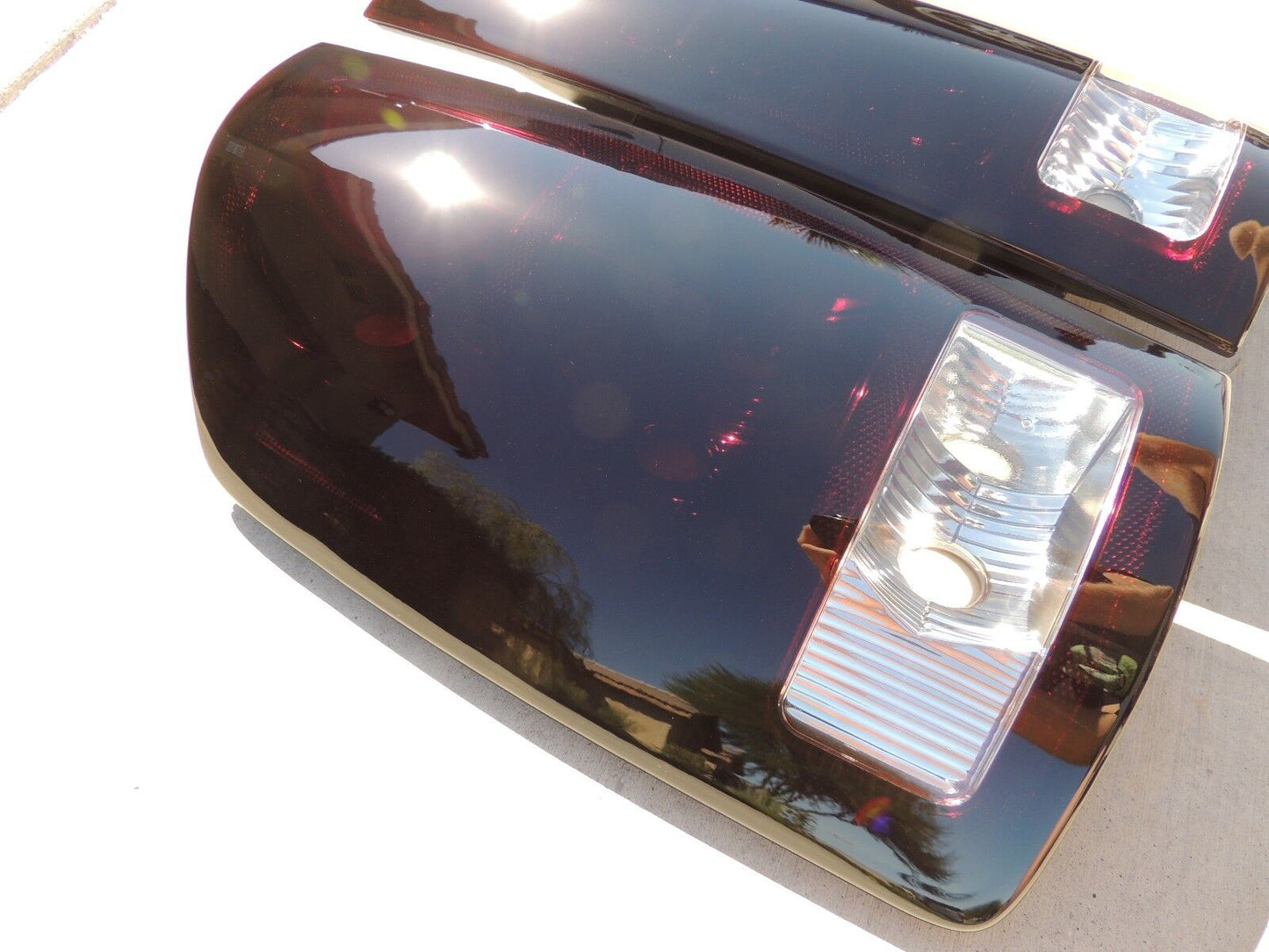 2002-2006 Dodge Ram Smoked Tail Lights (Reverse Clear)