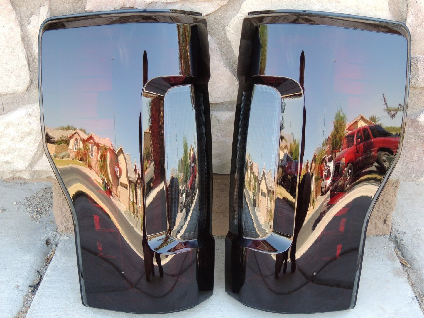 2017-2019 F250/350 Smoked Tail Lights (NON-LED)