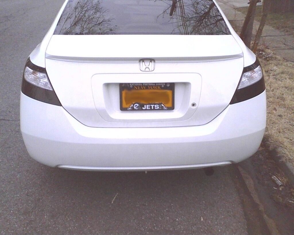 2006-2011 Honda Civic 2Dr Smoked Tail Lights (Reverse Clear)