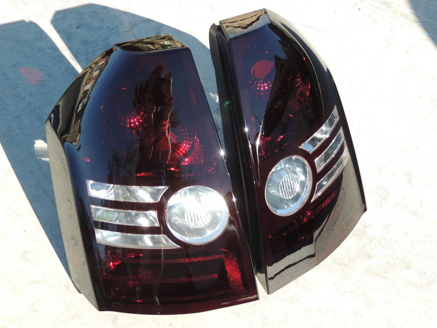2008-2010 Chrysler 300 Smoked Tail Lights (V6, Base Models)