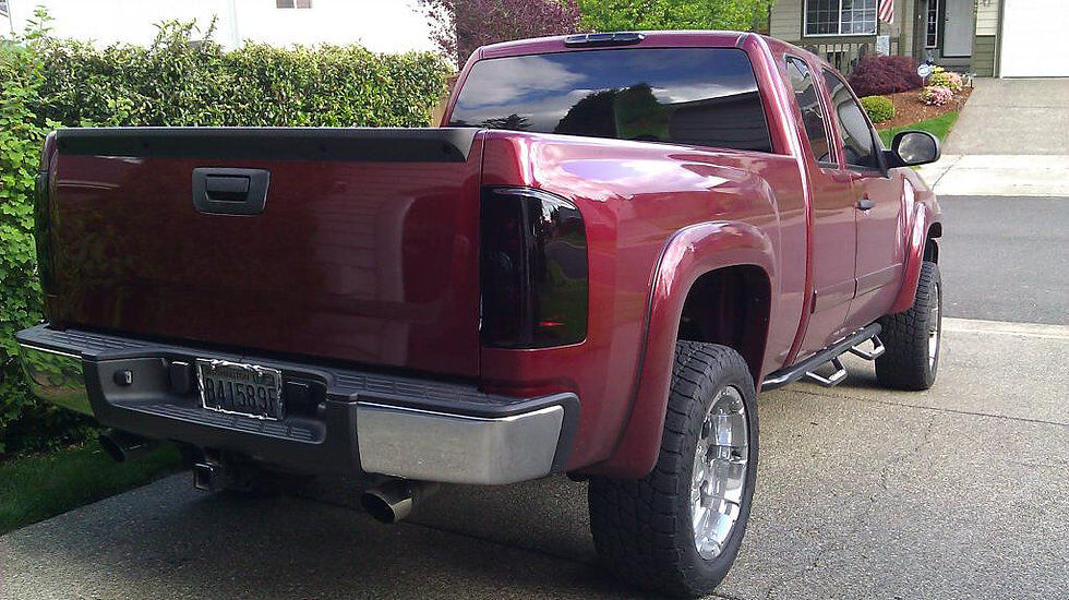 2007-2013 Chevy Silverado Smoked Tail Lights