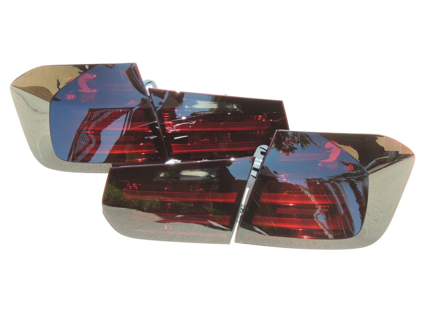 2012-2015 BMW 3 Series Sedan Smoked Tail Lights