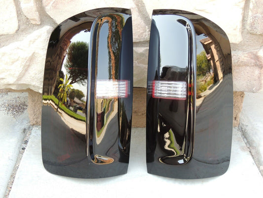 2015-2022 Chevy Colorado Smoked Tail Lights (Reverse Clear)