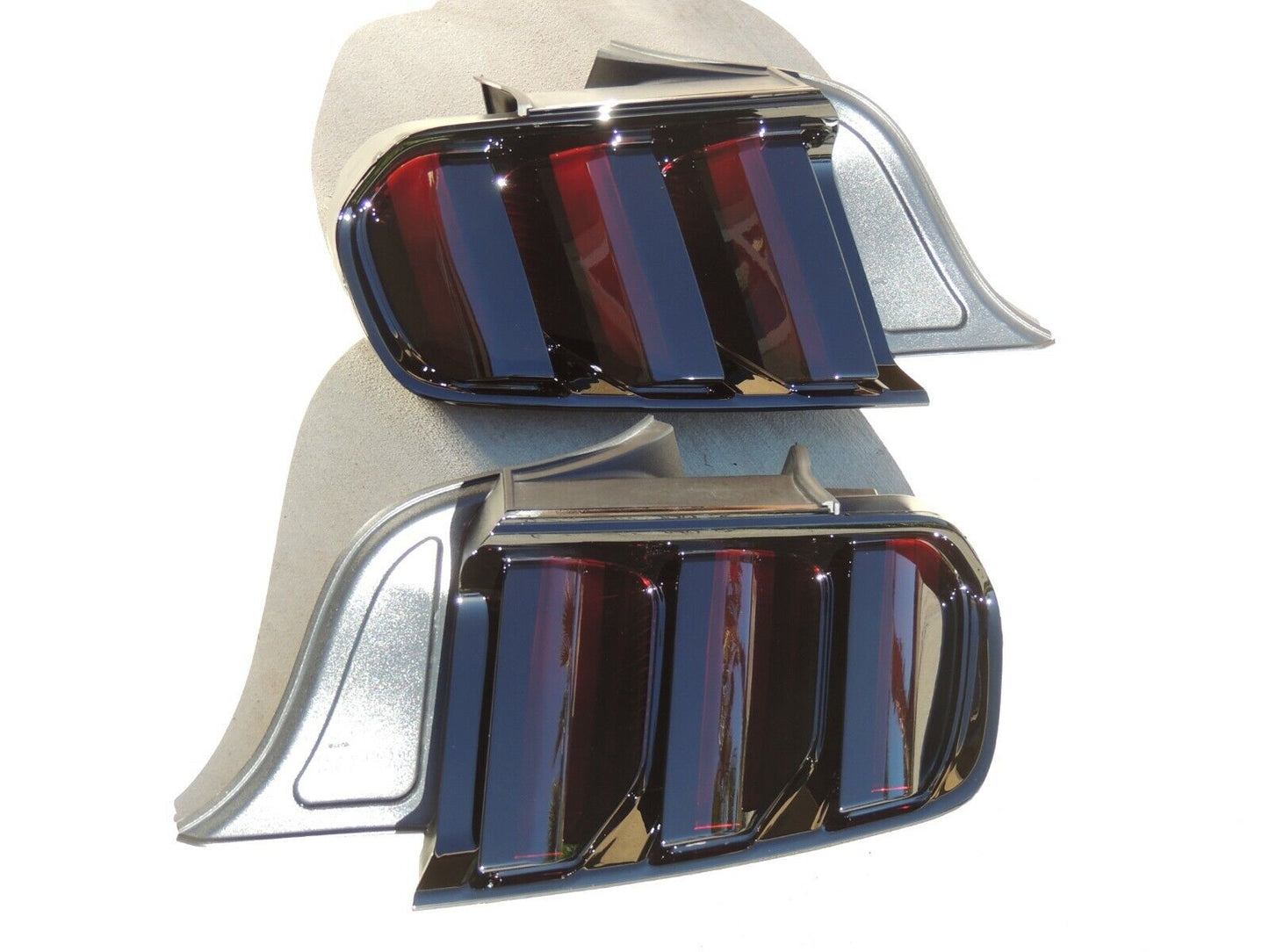 2015-2022 Ford Mustang Smoked Tail Lights (15-17 Style)