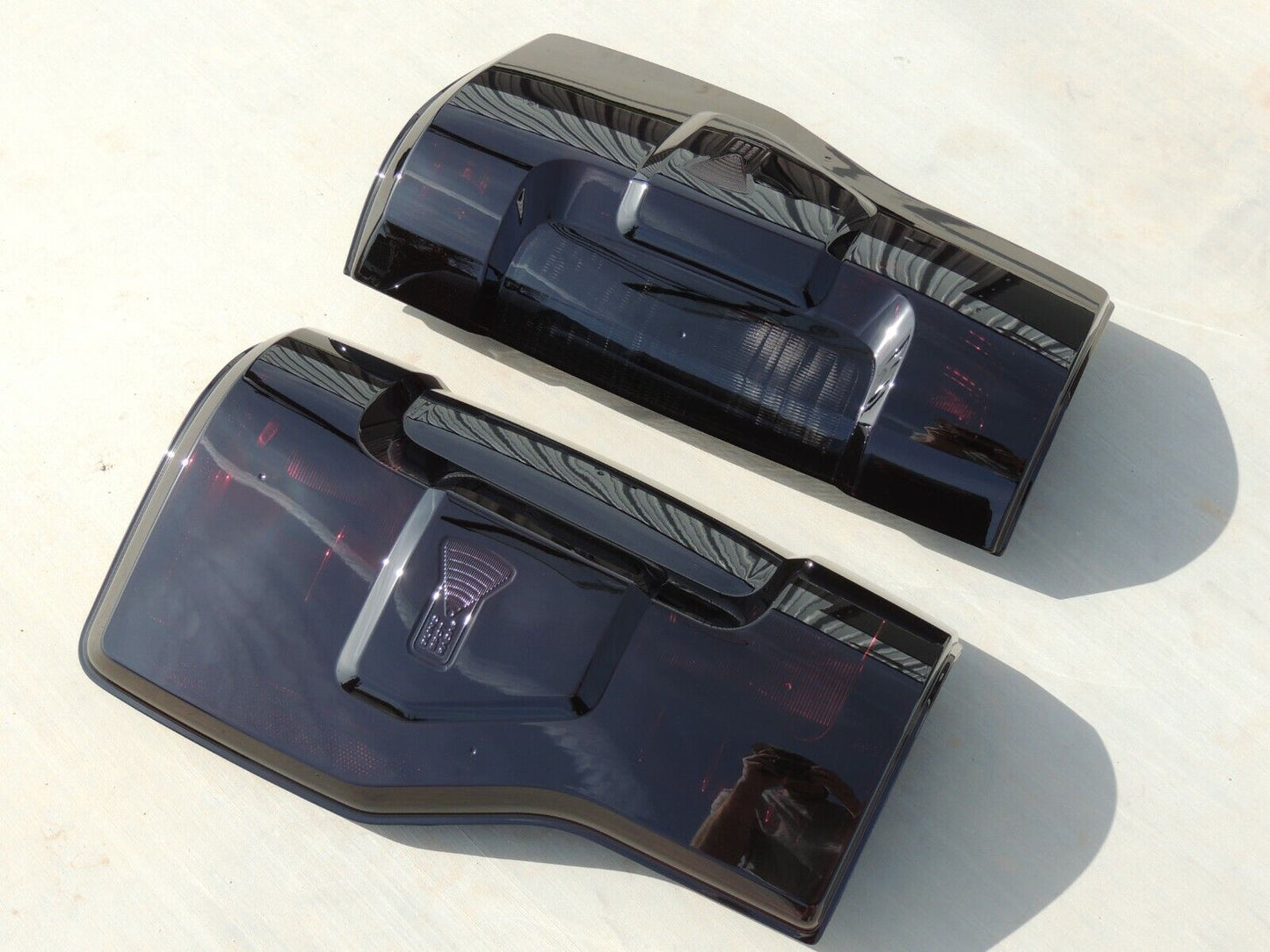 2017-2019 F250/350 Smoked Tail Lights (BLIS, NON-LED)