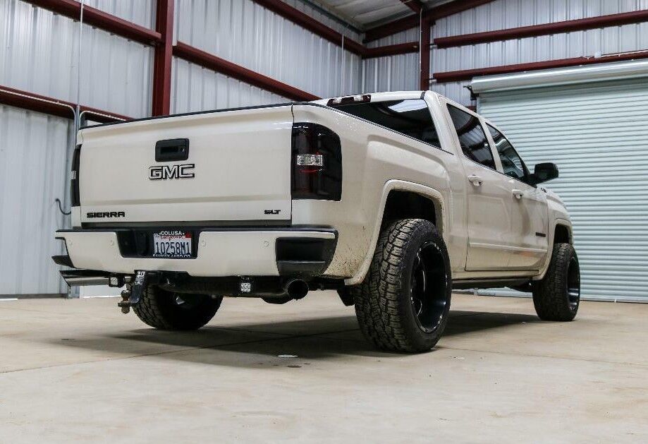 2014-2018 GMC Sierra Smoked Tail Lights (Reverse Clear)