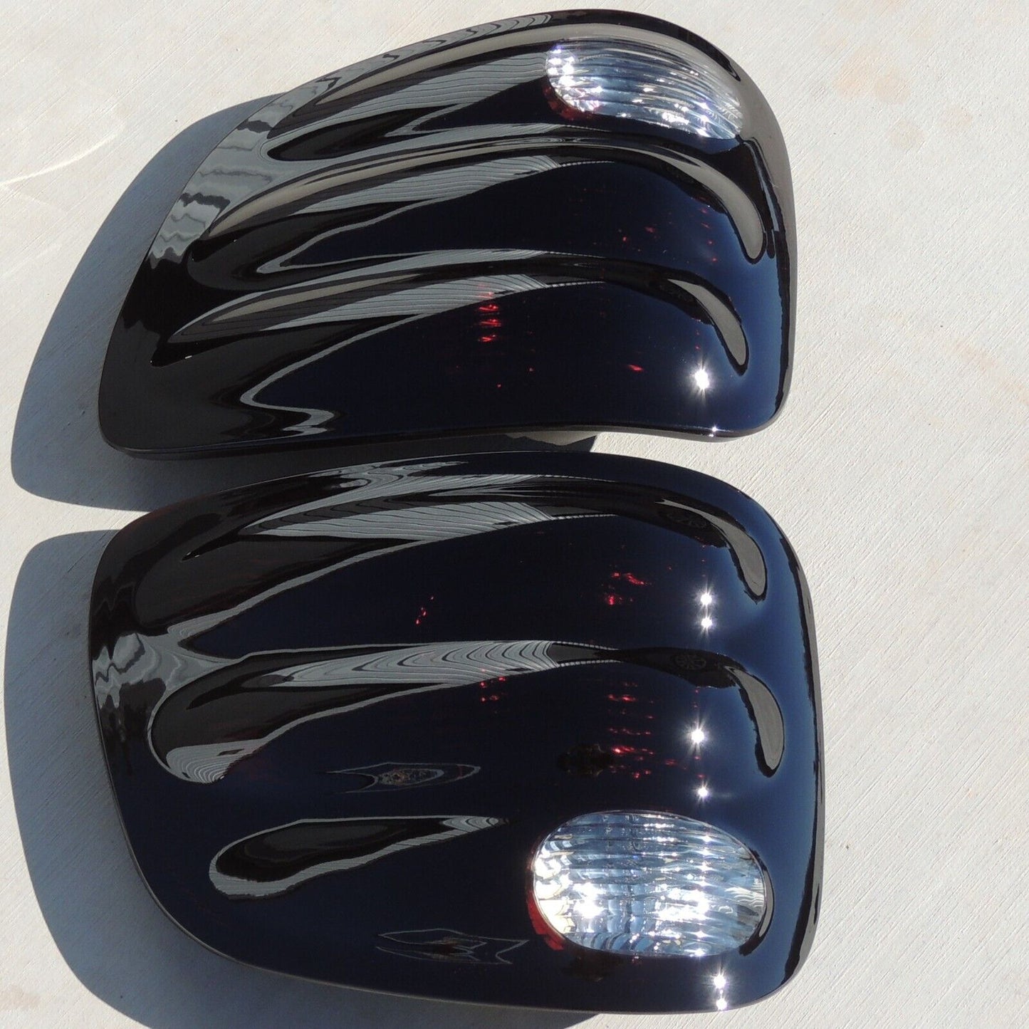 2000-2003 Ford F150 Flareside Smoked Tail Lights (Reverse Clear)