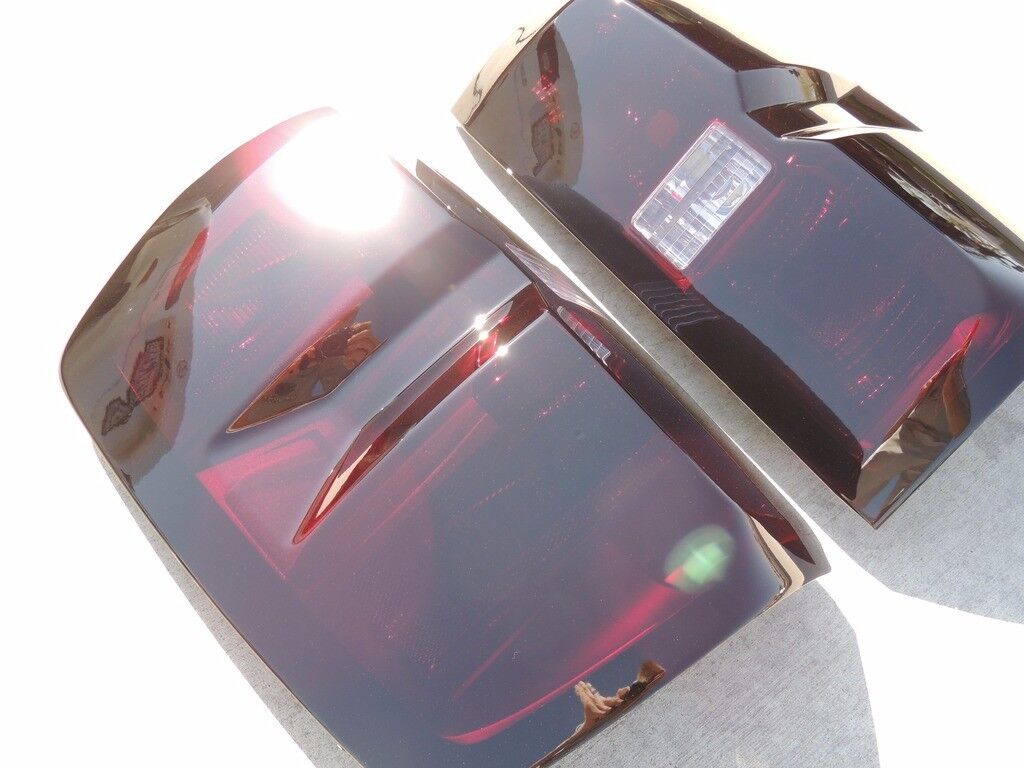 2014-2018 Chevy Silverado Smoked Tail Lights Reverse Clear (Non-LED)