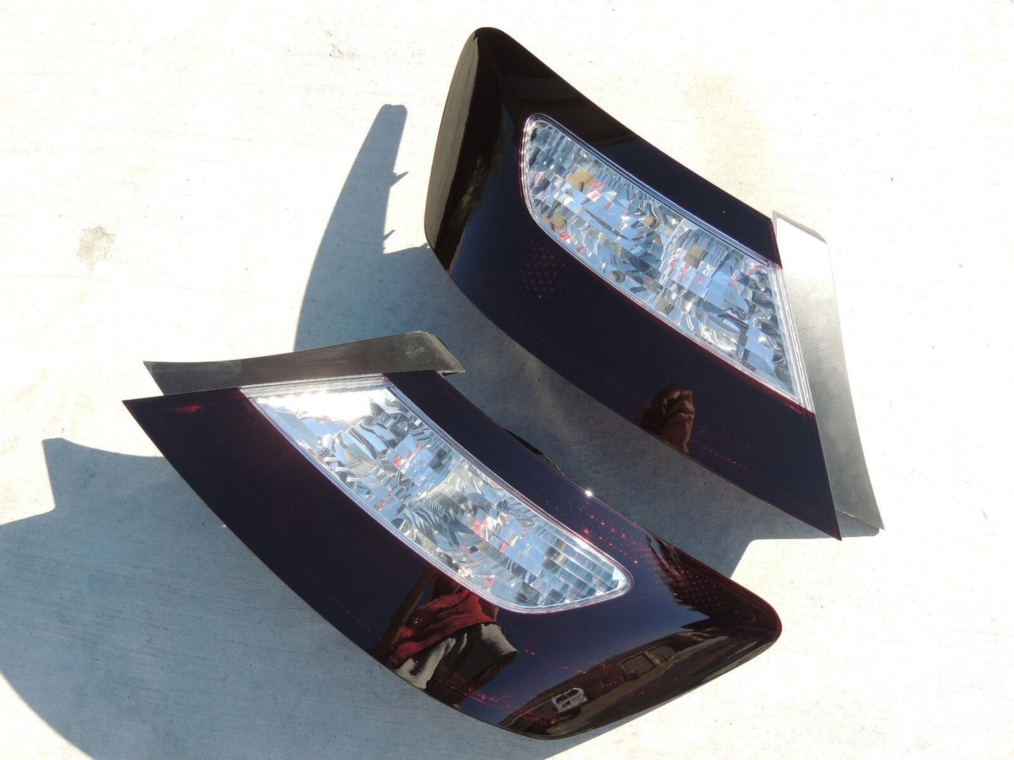 2006-2011 Honda Civic 2Dr Smoked Tail Lights (Reverse Clear)