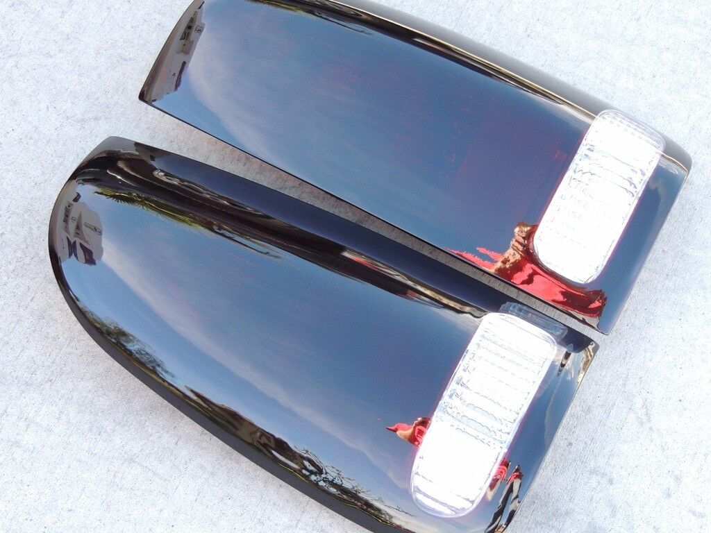 1997-2003 Ford F150, 1997-2007 Ford F250 Smoked Tail Lights (Reverse Clear)