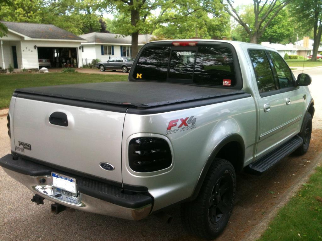 2000-2003 Ford F150 Flareside Smoked Tail Lights