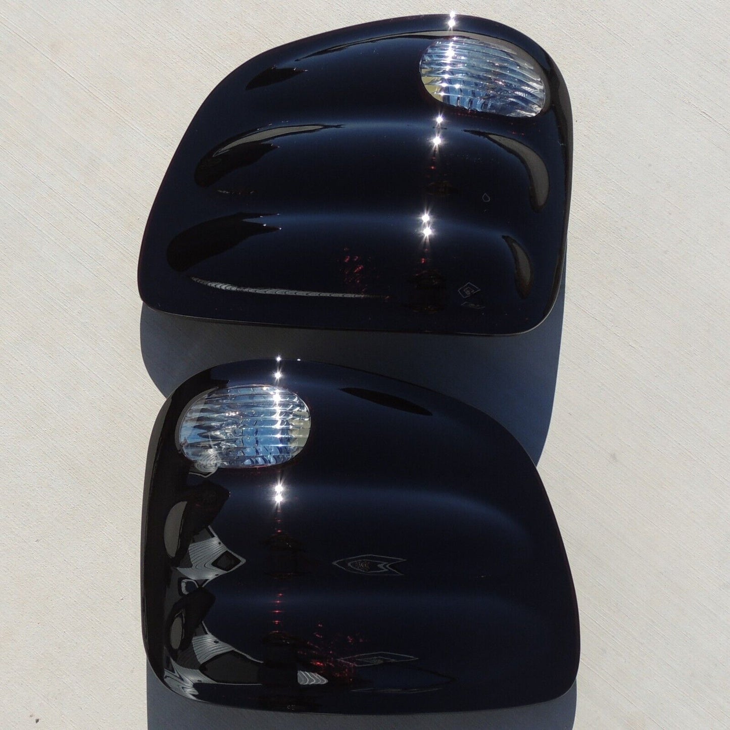 2000-2003 Ford F150 Flareside Smoked Tail Lights (Reverse Clear)