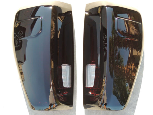 2019-2023 GMC Sierra LED Smoked Tail Lights (Reverse Clear)