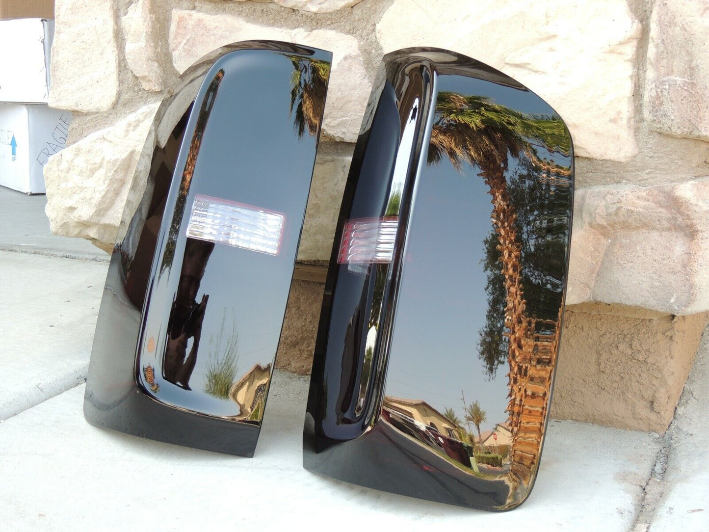 2015-2022 Chevy Colorado Smoked Tail Lights (Reverse Clear)