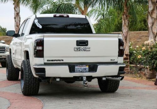 2014-2018 GMC Sierra Smoked Tail Lights (Reverse Clear)