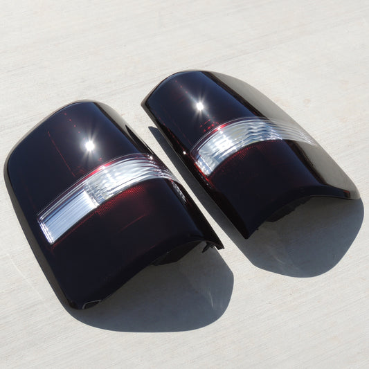 2004-2008 F150 Smoked Tail Lights (Reverse Clear)