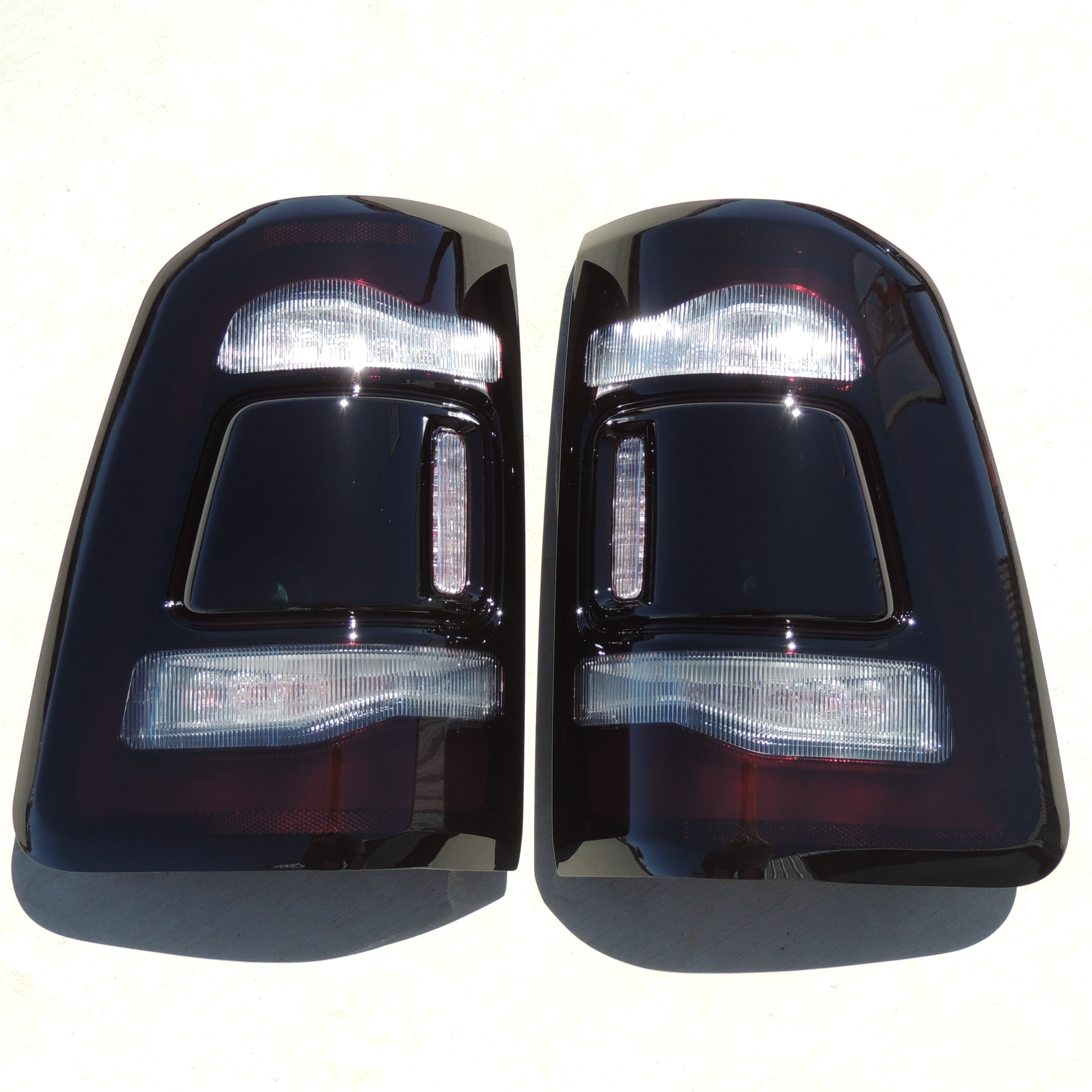 2019-2023 Ram 1500 LED Smoked OEM Tail Lights Custom Tinted Blind