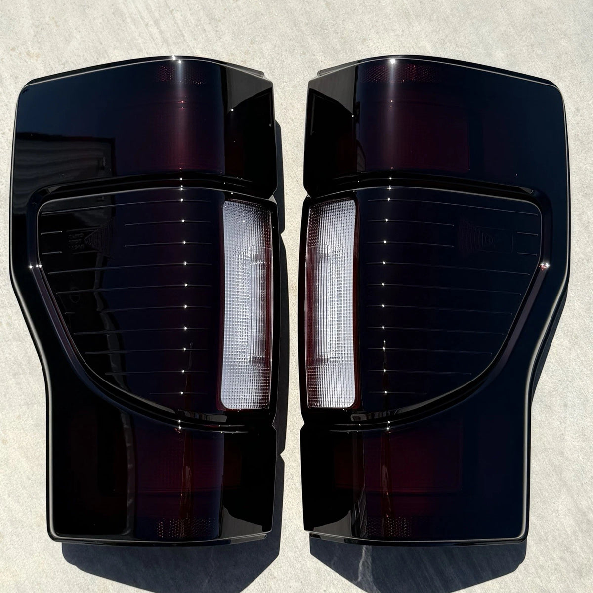 2020-2022 Ford F250 Smoked Tail Lights HALOGEN W/BLIND SPOT! NON-LED