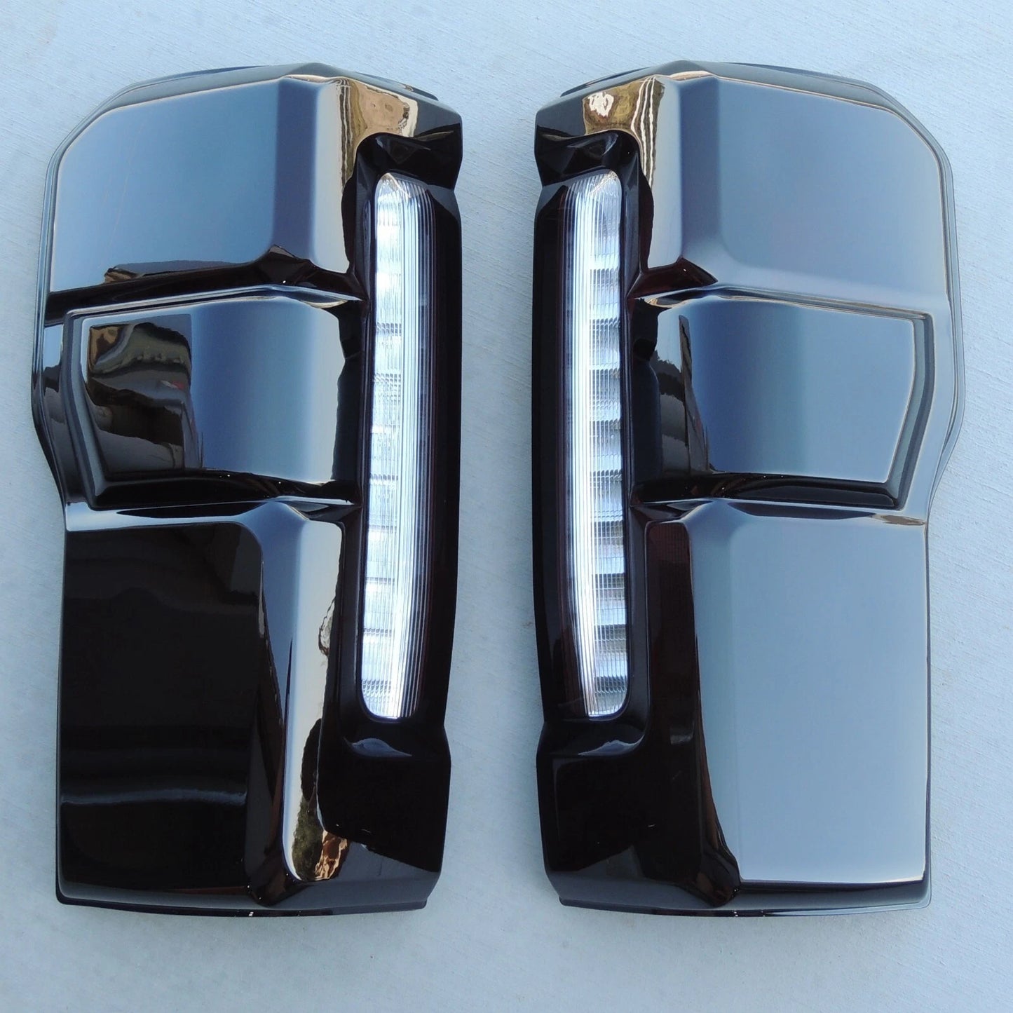 2023-2025 Ford F250 F350 Smoked Tail Lights HALOGEN W/BLIS