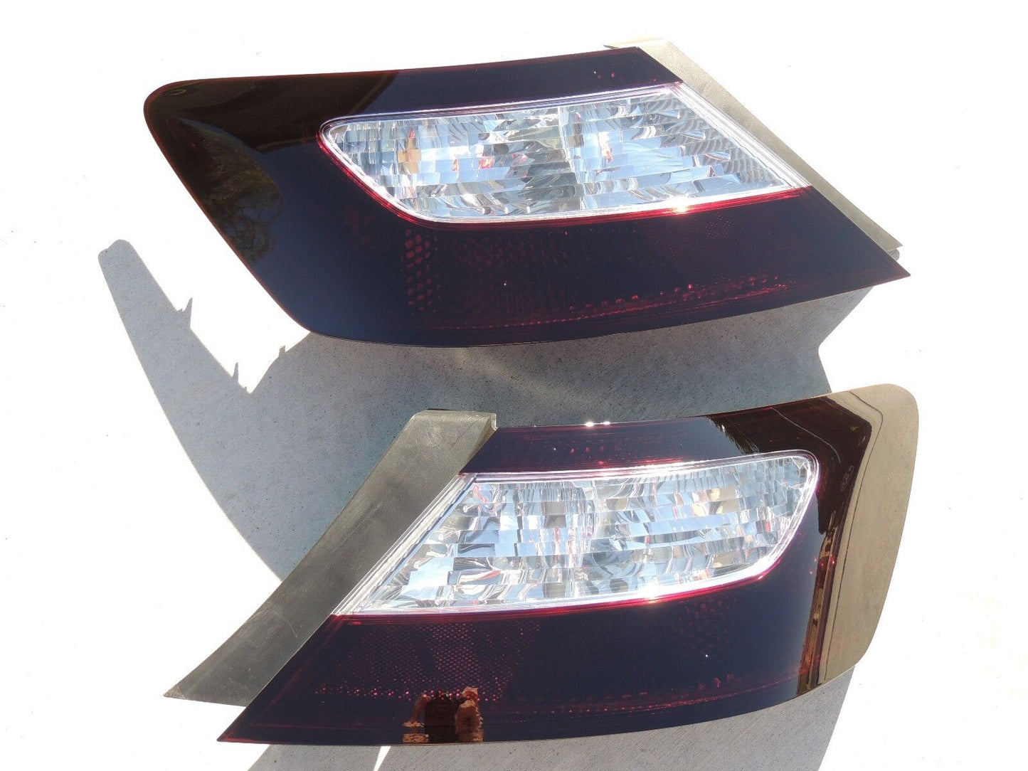 2006-2011 Honda Civic 2Dr Smoked Tail Lights (Reverse Clear)