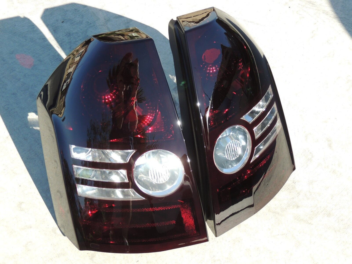 2008-2010 Chrysler 300 Smoked Tail Lights (V6, Base Models)