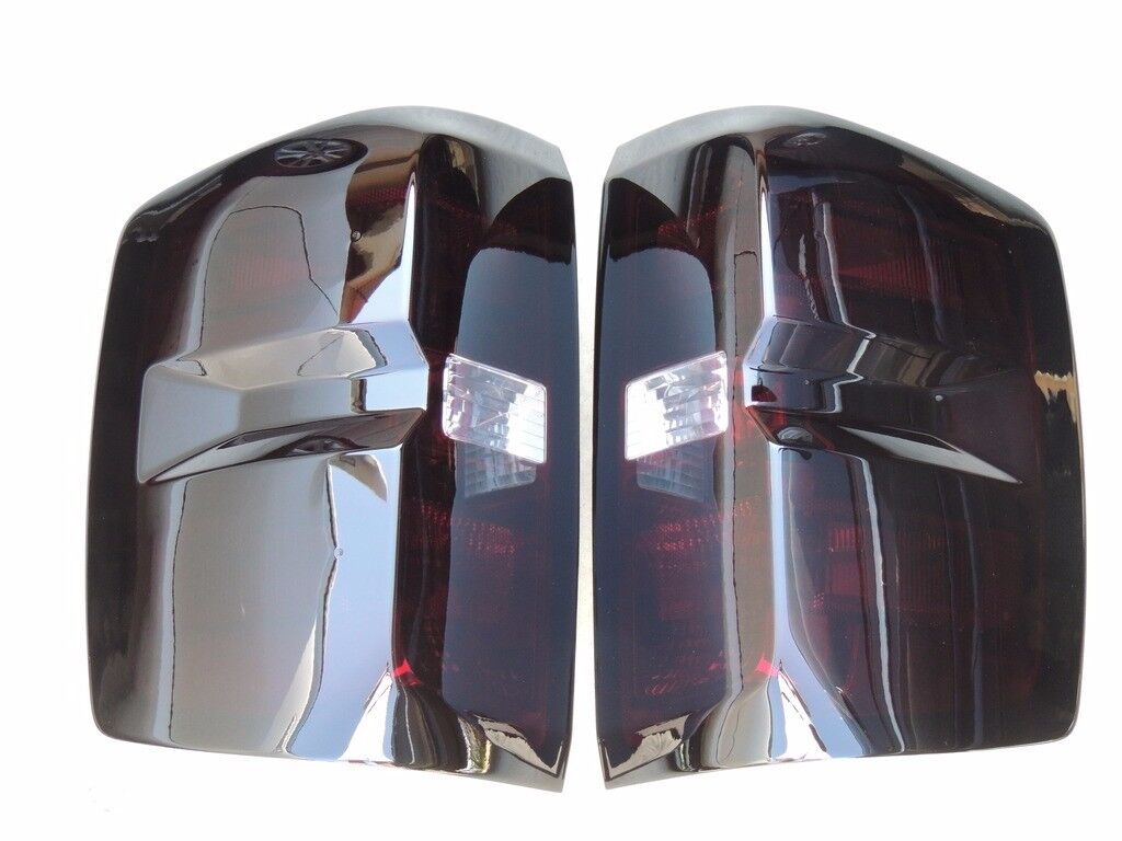 2014-2018 Chevy Silverado Smoked Tail Lights Reverse Clear (Non-LED)