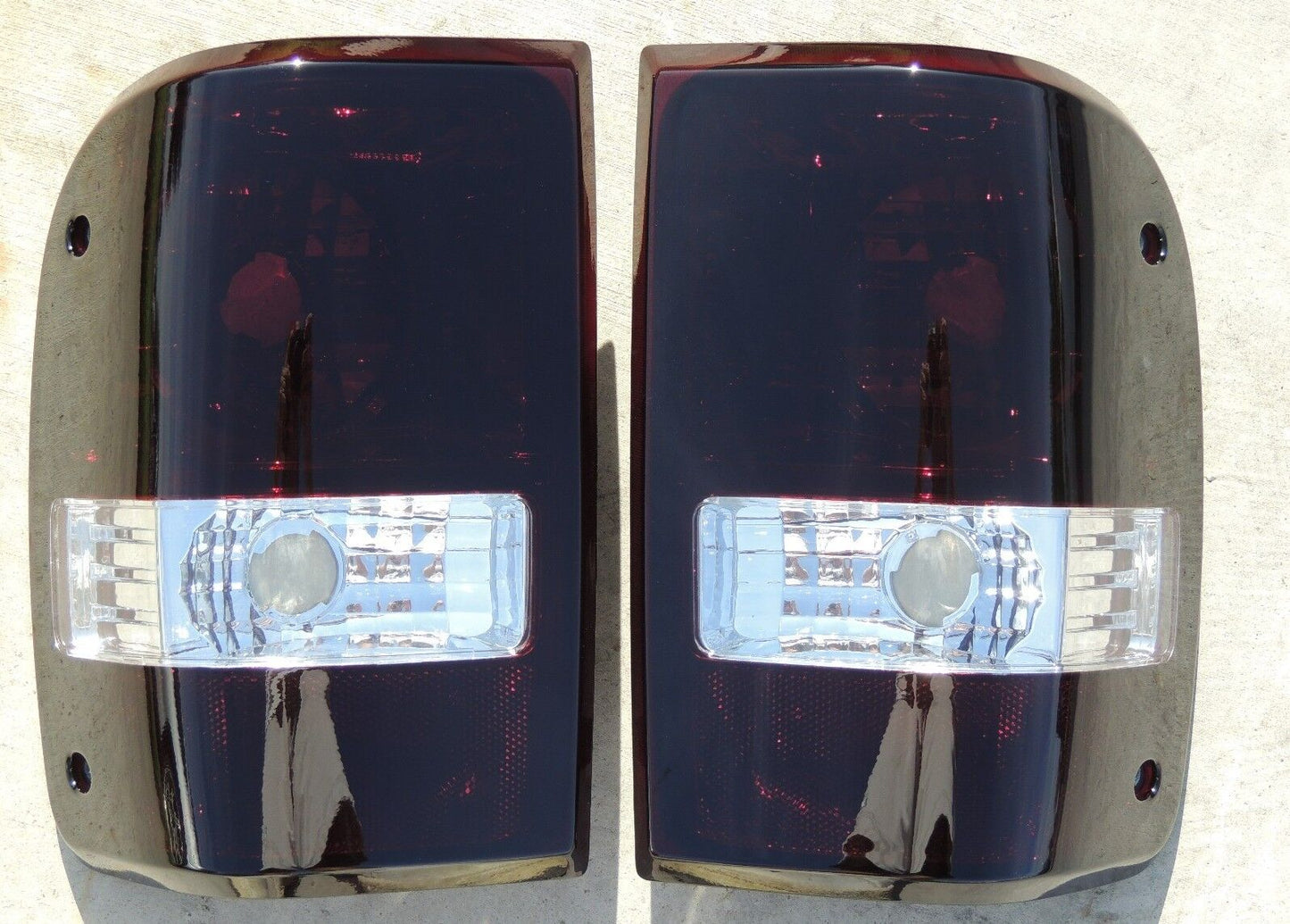 2001-2011 Ford Ranger Smoked Tail Lights (Reverse Clear)