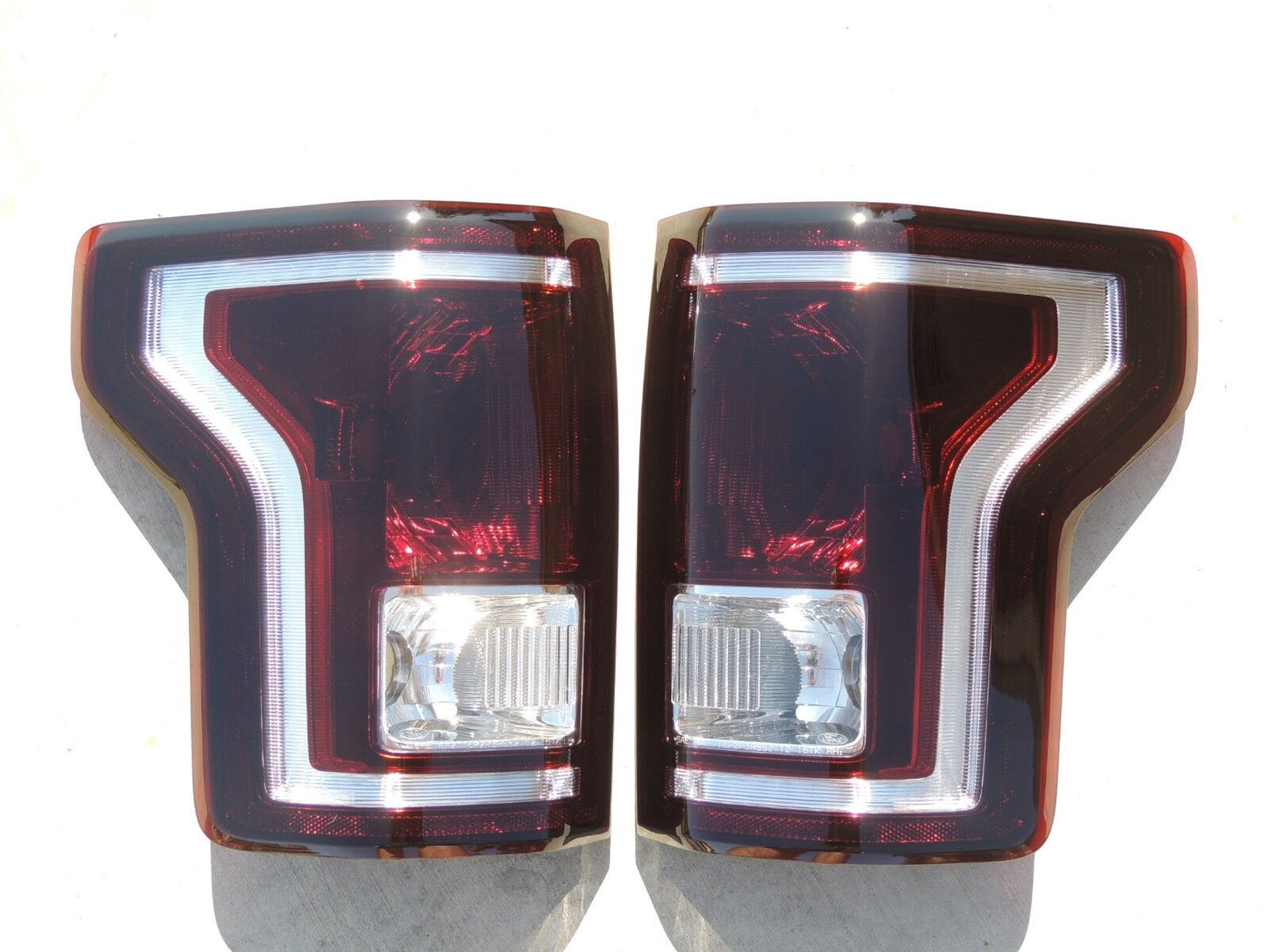 2015-2017 Ford F150 Smoked Tail Lights (Custom Masked, Non-LED)