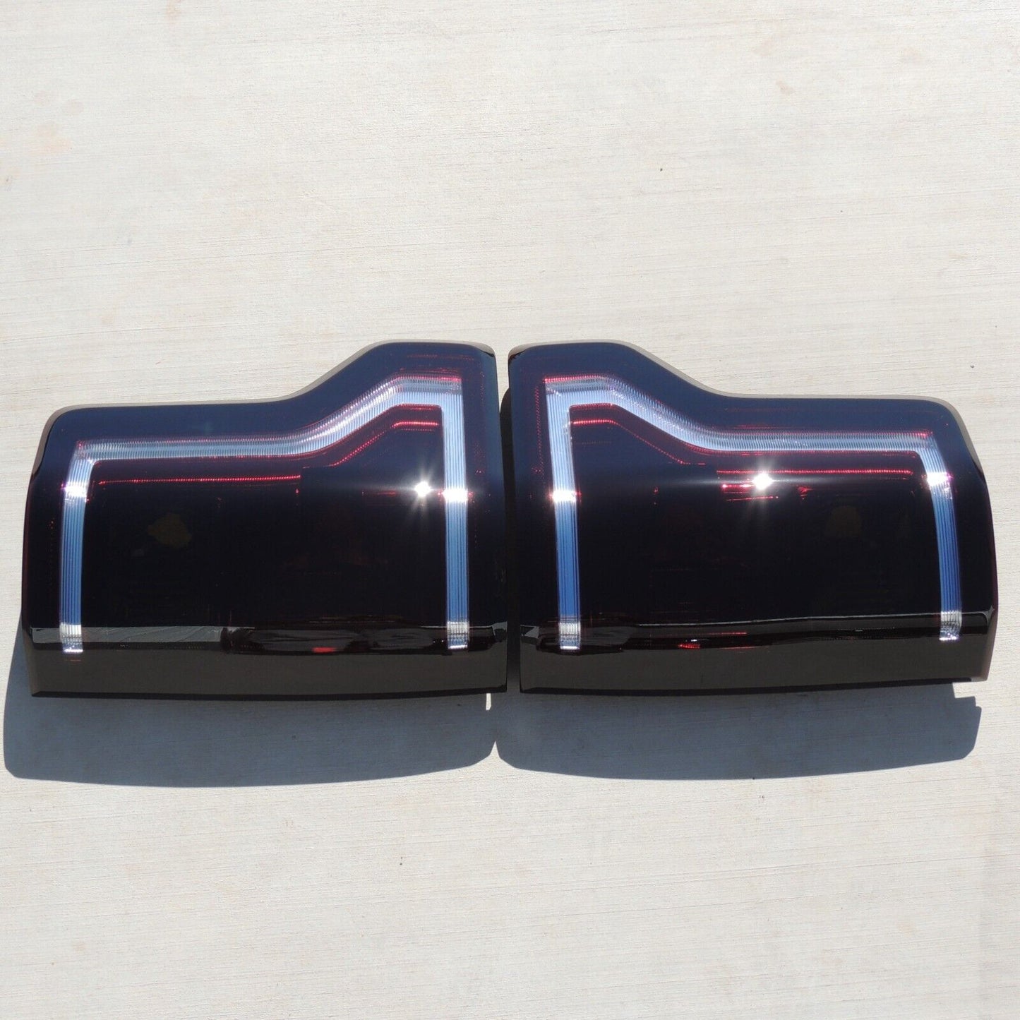 2015-2017 Ford F150 Smoked Tail Lights (Custom Masked, Non-LED)