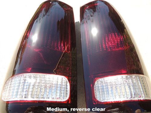 1997-2003 Ford F150, 1997-2007 Ford F250 Smoked Tail Lights (Reverse Clear)